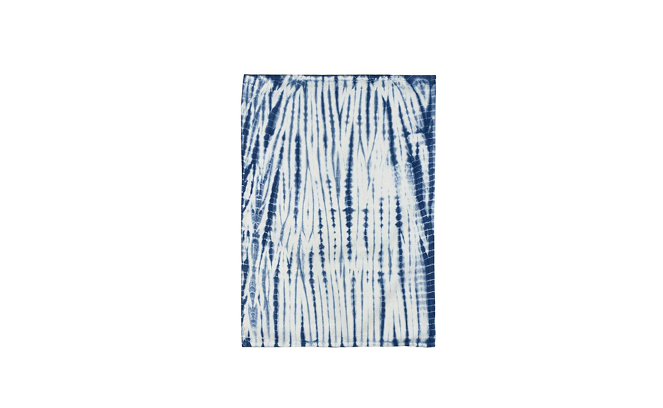 Shibori Teatowel, 50 x 70cm, Indigo Blue, 726301