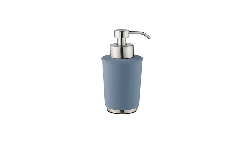 Touch Soap Dispencer, Dia.9 x 17cm, Blue, 975917