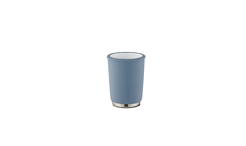 Touch Toothbrush Cup, Dia.9 x 11.4cm, Blue, 975918