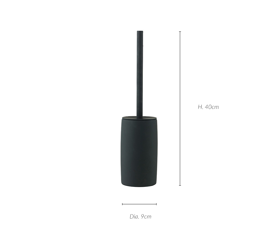 Mono Toilet brush, Dia.9 x 40cm, Black, 975983