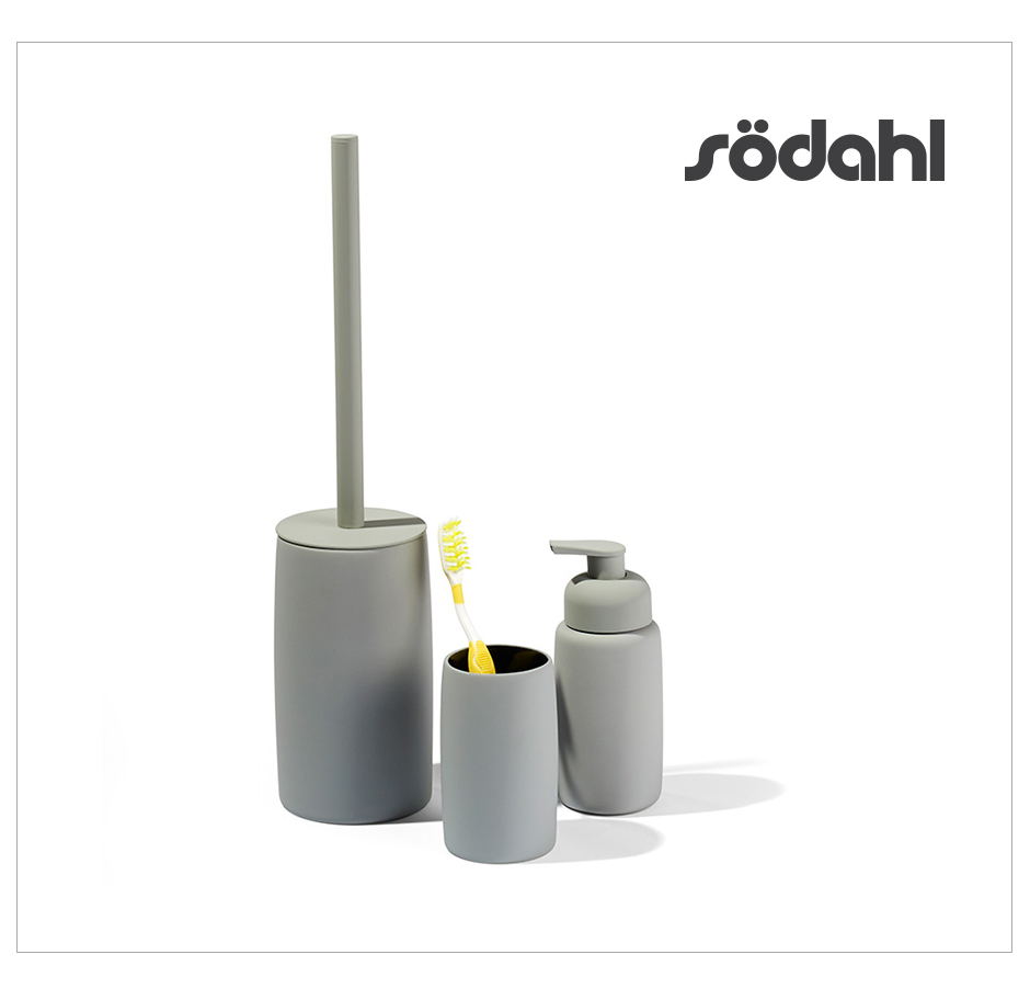 Mono Toothbrush Cup, Dia.6.5 x 11cm, Grey, 975985