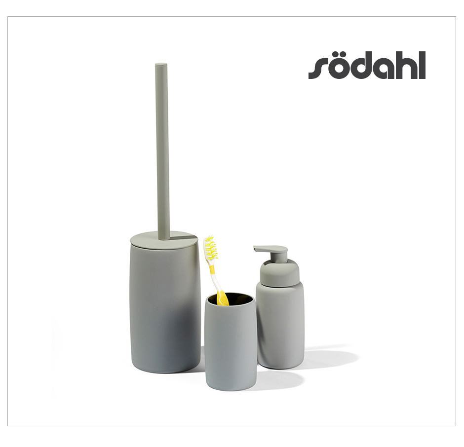Mono Toilet brush, Dia.9 x 40cm, Grey, 975986