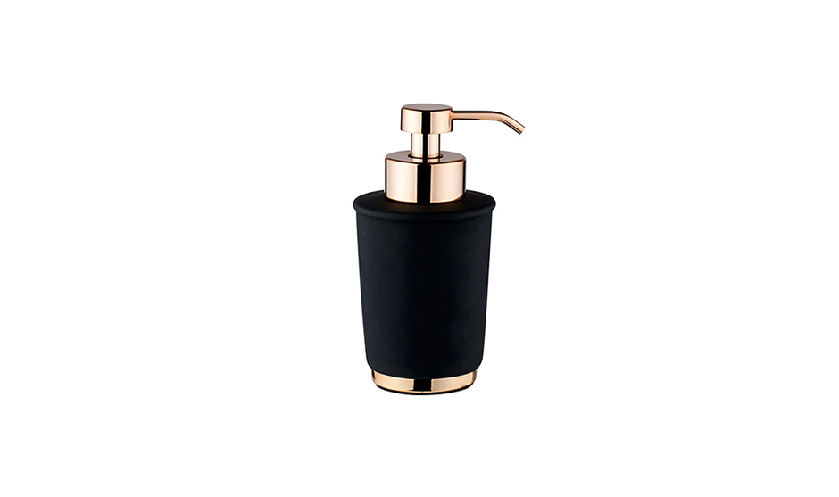 Touch Soap Dispencer, Dia.9 x 17cm, Black, 975998