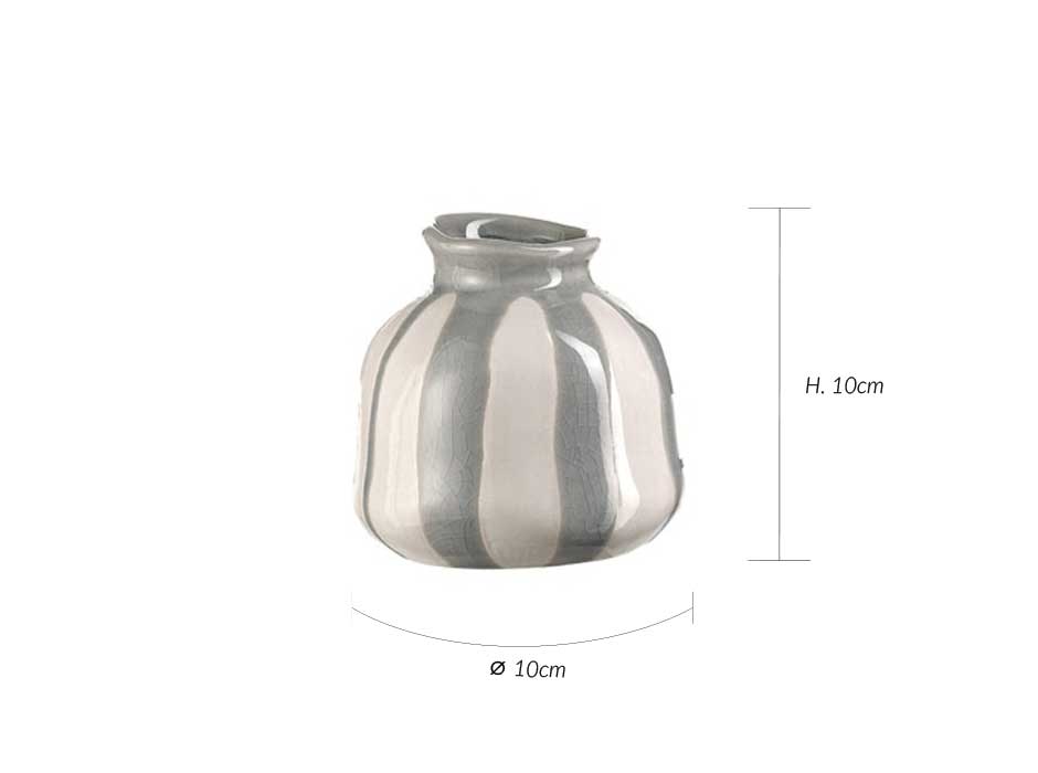 Lyst VASE, D10?x?10, GREY, 963482