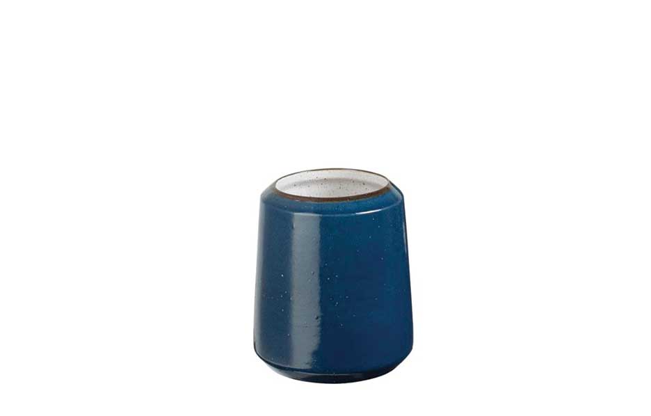 VINTAGE TOOTHBRUSH CUP, D10 x 11, INDIGO, 976146