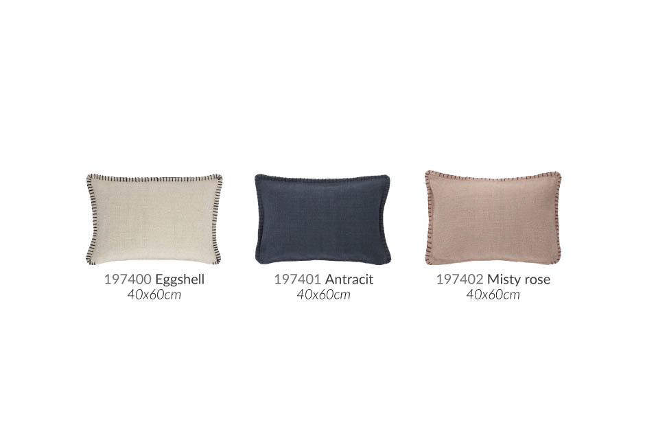 Cushion Mathilde, 40x60cm, Eggshell, 197400