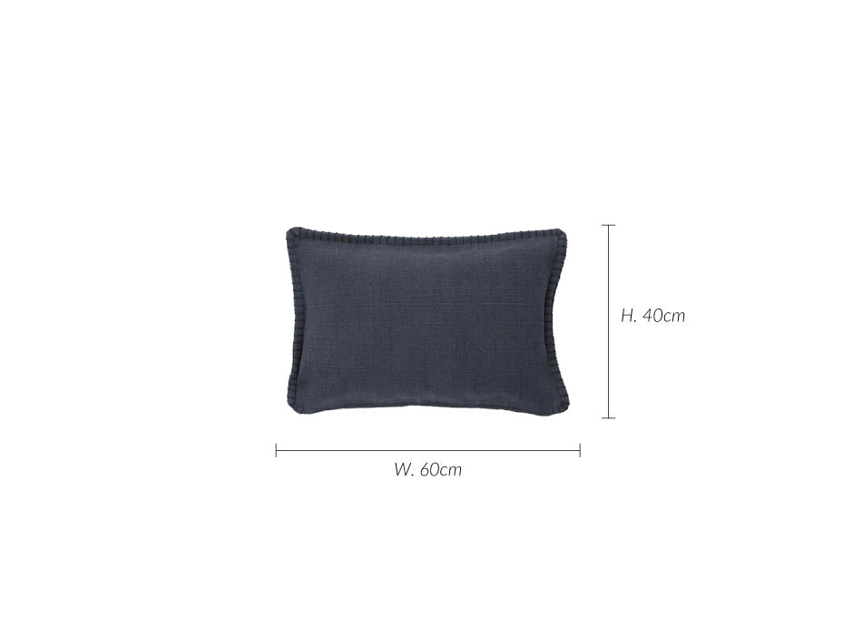 Cushion Mathilde, 40x60cm, Antracit, 197401