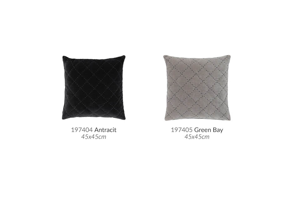 Cushion Maja, 45x45cm, Antracit, 197404