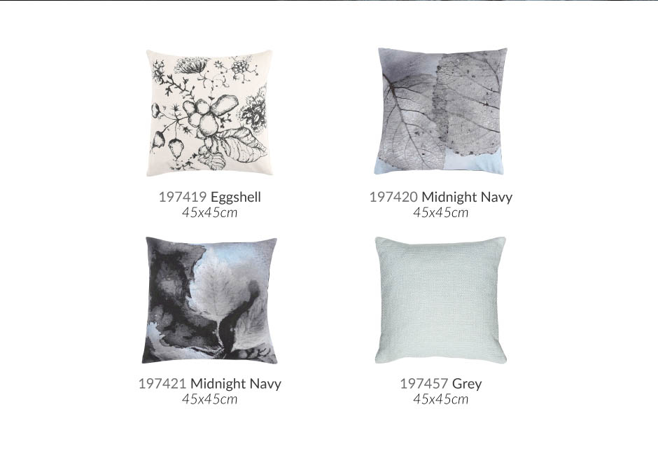 Cushion Martha, 45x45cm, Midnight Navy, 197420