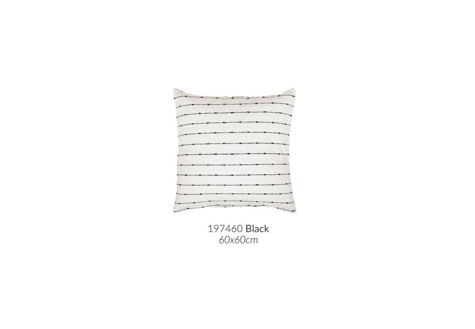 Cushion Kilde, 60x60cm, BLACK, 197460