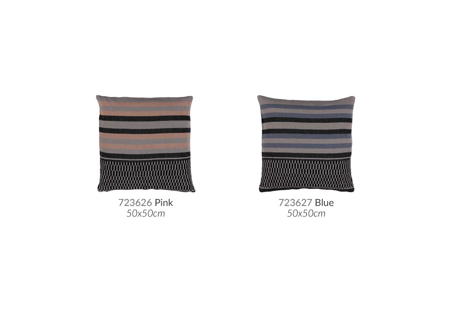 Cushion Neo stripe, 50x50cm, Blue, 723627