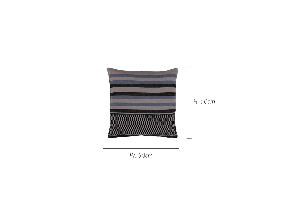 Cushion Neo stripe, 50x50cm, Blue, 723627