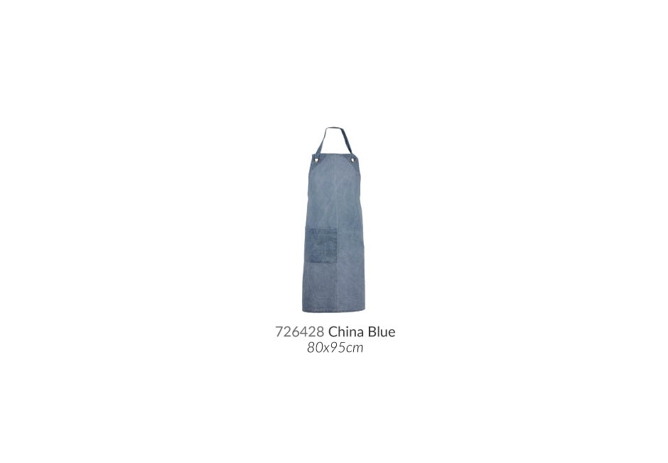 Apron Attitude, 80x95cm, china blue, 726428