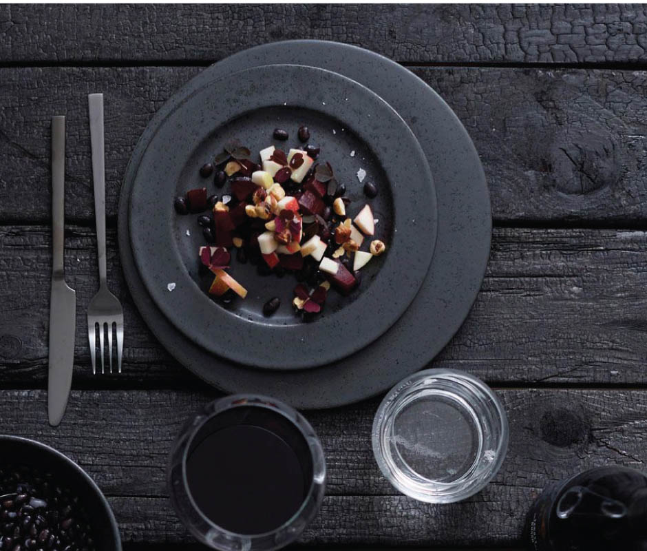 Dessert plate, Ø22cm, Black, 821078