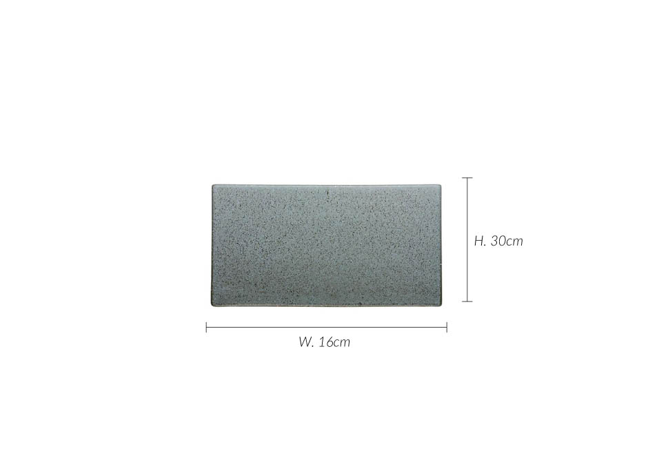Tapas plate, 30x16cm, Grey, 821110