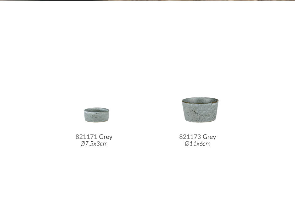 Ramekin, Ø11x6cm, Grey, 821113