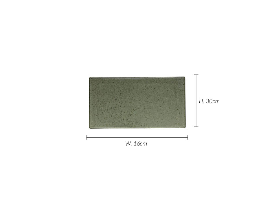 Tapas plate, 30x16cm, Green, 821140