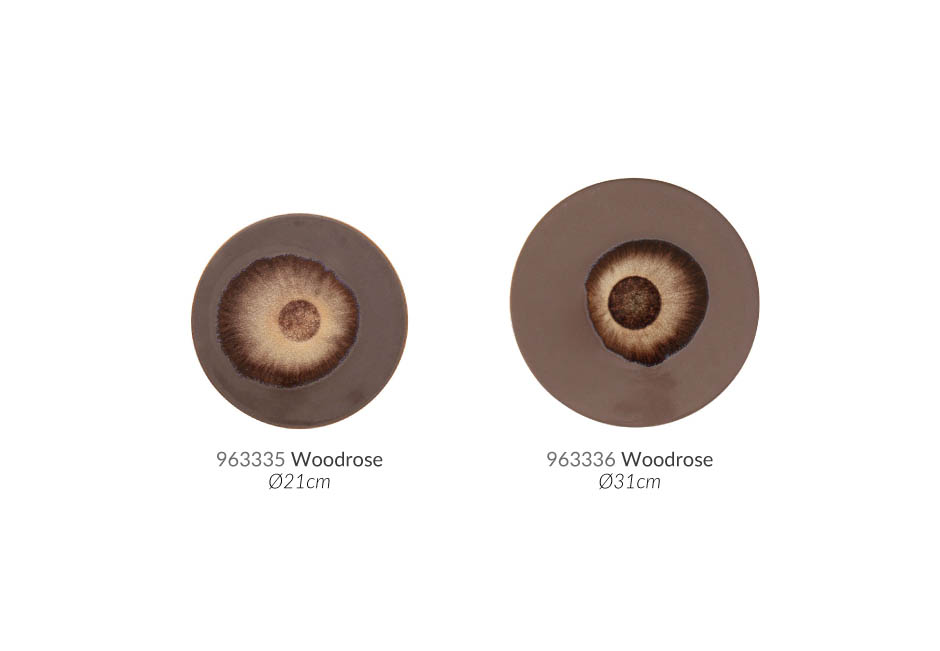 Tray Amalia, Ø21cm, Woodrose, 963335