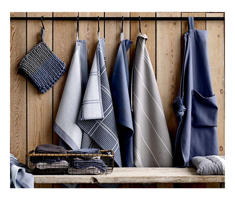 Towel 2pack Knit, 40x60cm, Grey, 726564