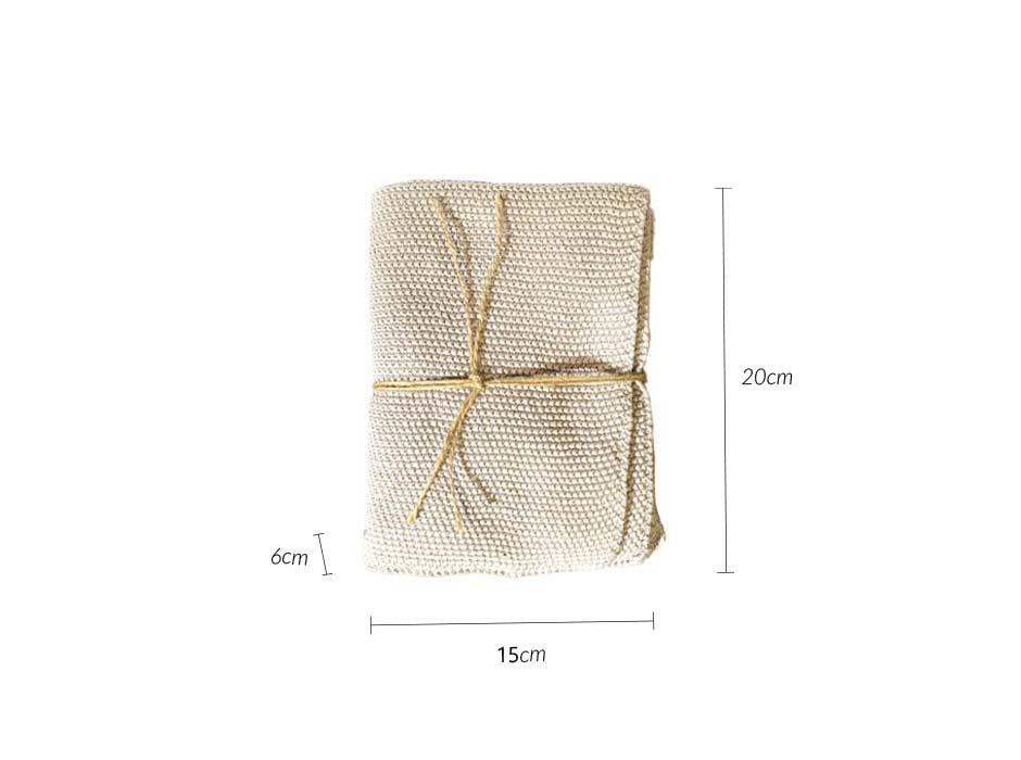 Towel 2pack Knit, 40x60cm, Ivory, 726565