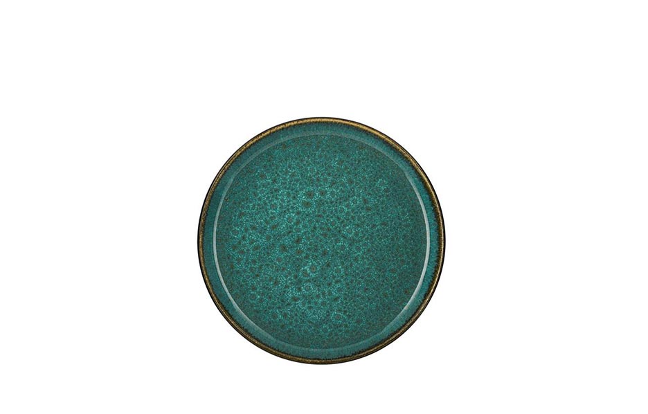 Plate, Ø21×2.5cm, Green, 821257
