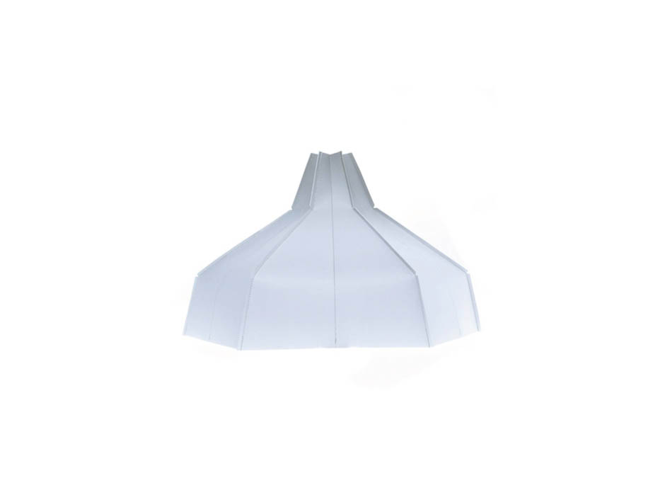 Folded Lampshade Grey Gradient, 38x26x2cm, FP3050